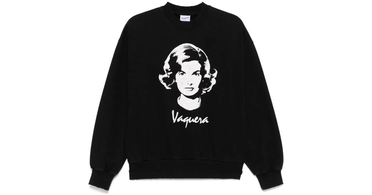 VAQUERA グラフィック スウェットシャツ ブラック | Lyst