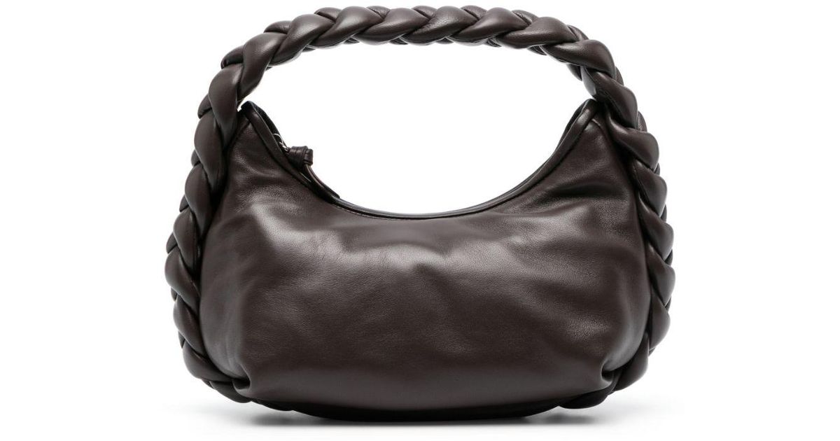 Hereu Espiga Braided Leather Top-Handle Bag