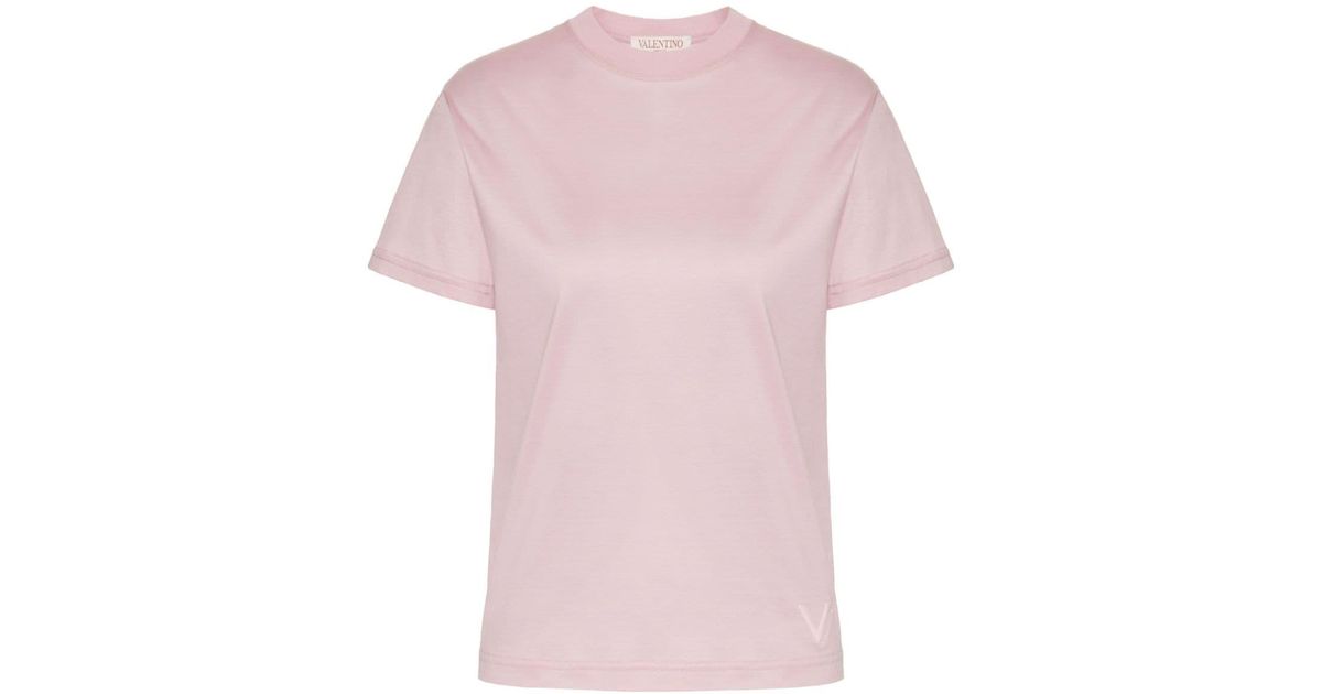 Valentino pink tshirt cheap