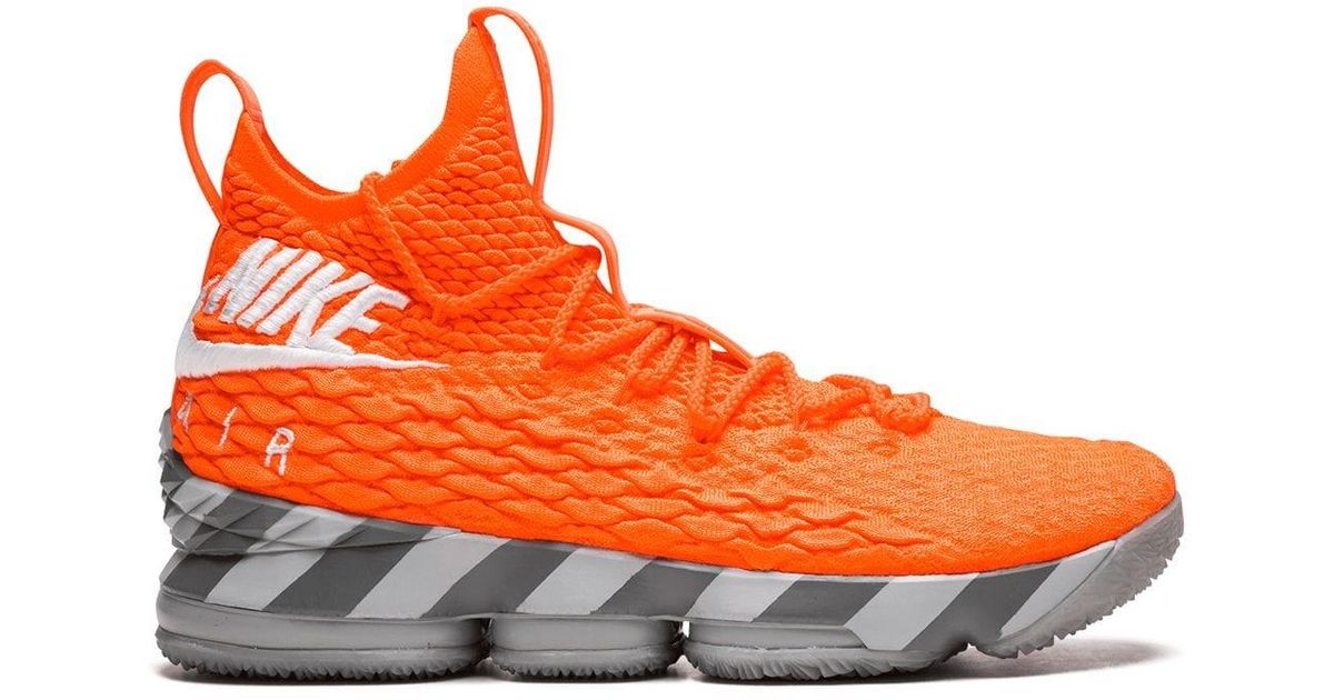 lebron 15 orange and blue