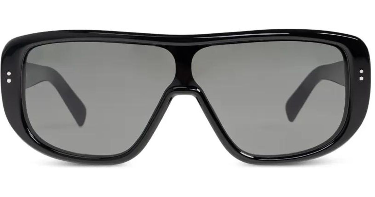 Jacquemus Shield-Frame Sunglasses in Black | Lyst Australia display picture 2