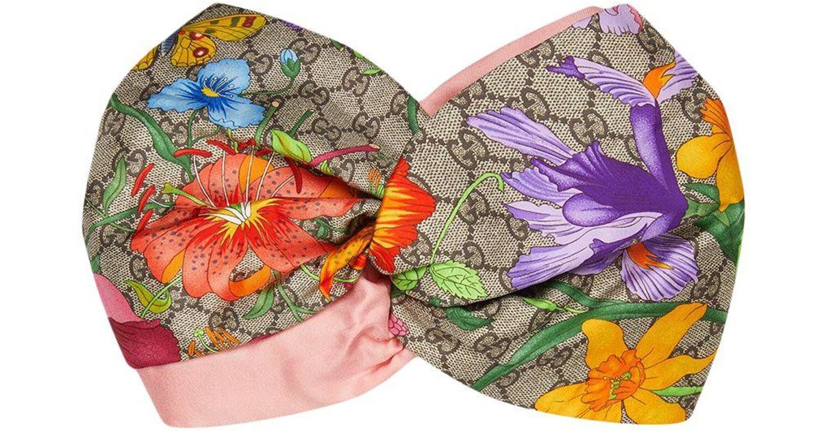 Gucci GG Flora Headband Lyst Canada