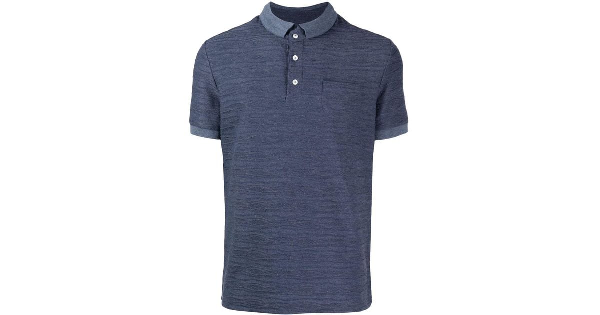 Private Stock The Tresor Polo Shirt in Blue for Men | Lyst