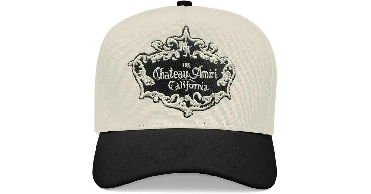 Amiri Casquette Chateau in Gray for Men | Lyst