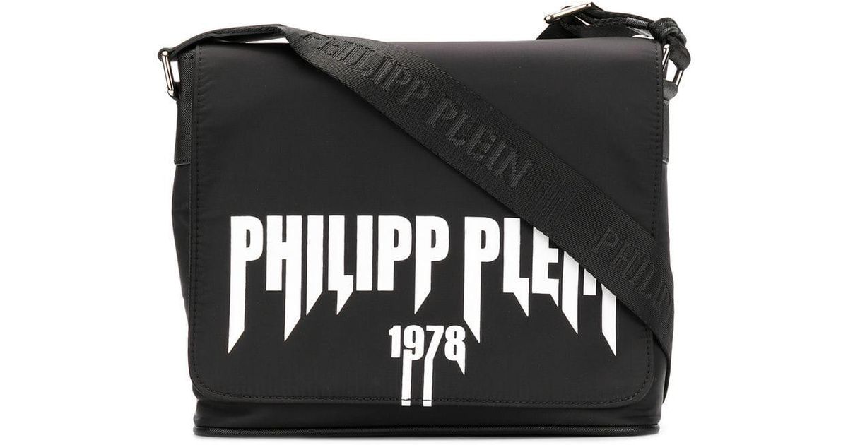 Philipp Plein Logo Plaque Messenger Bag Farfetch | Philippe Plein Sacoche |  dedea.gov.za