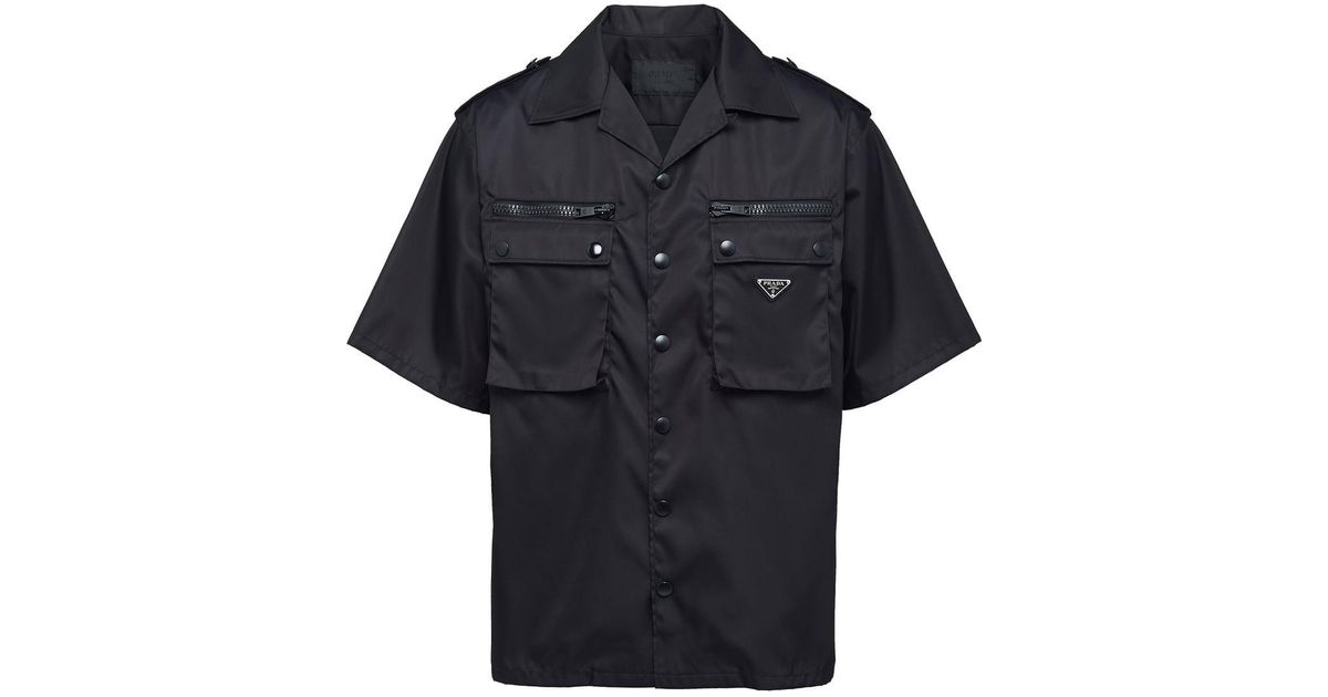 mens prada bowling shirt