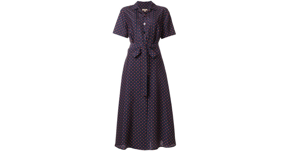 burberry polka dot dress