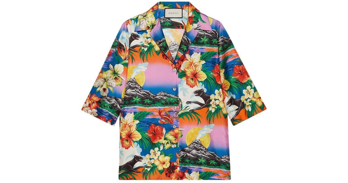 hawaiian shirt gucci