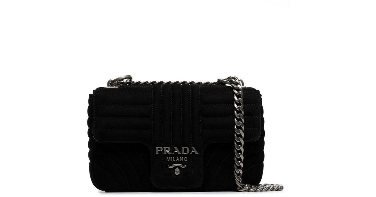 prada suede shoulder bag