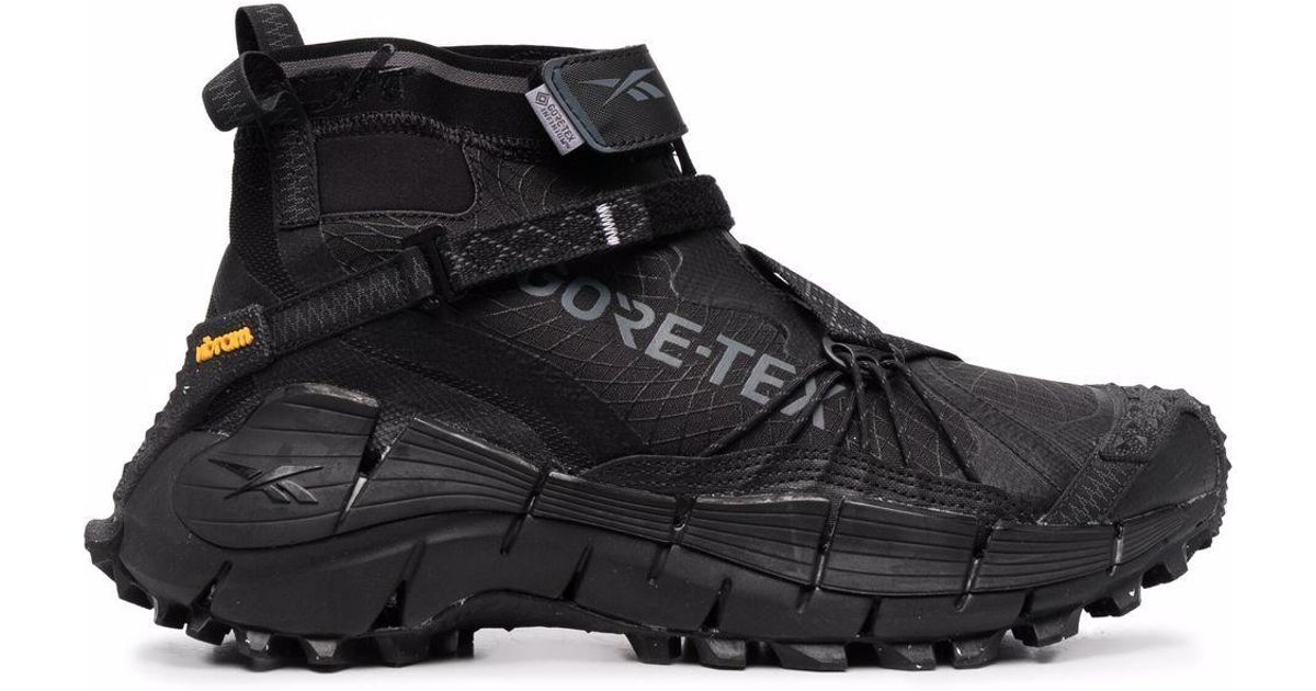 Reebok Zig Kinetica Ii Edge Gore-tex Low-top Sneakers in Black for Men ...