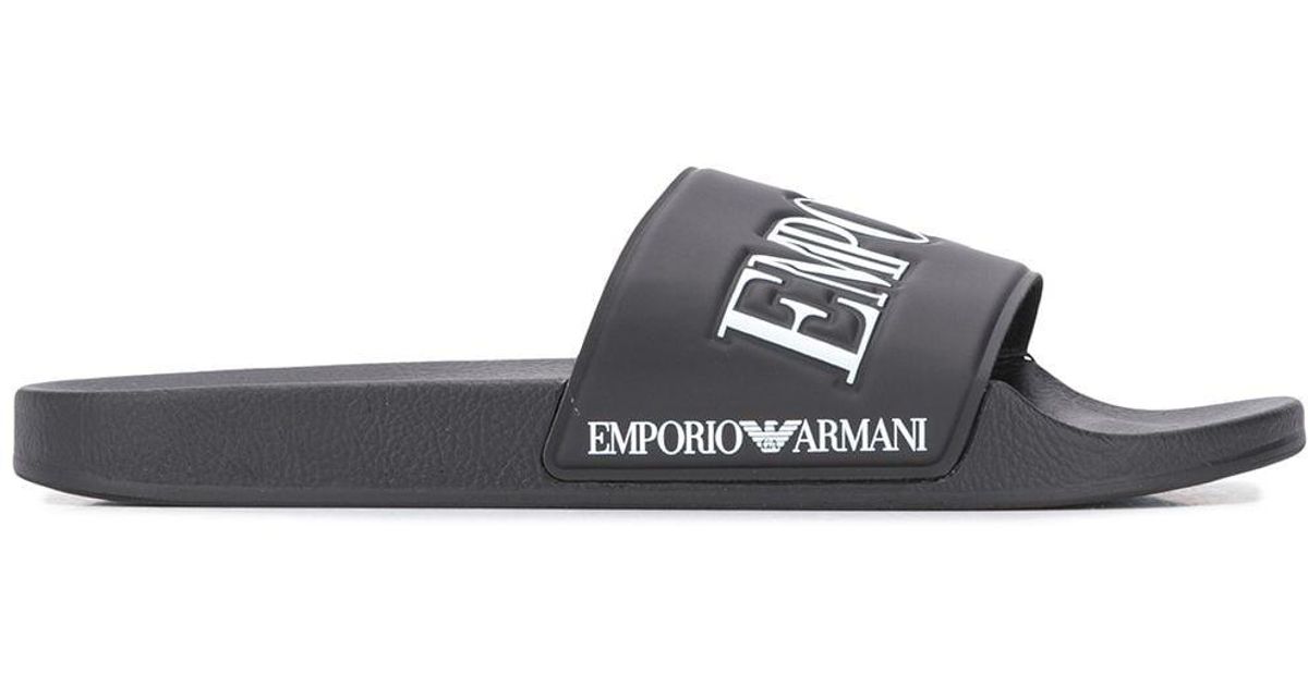 armani mens slides