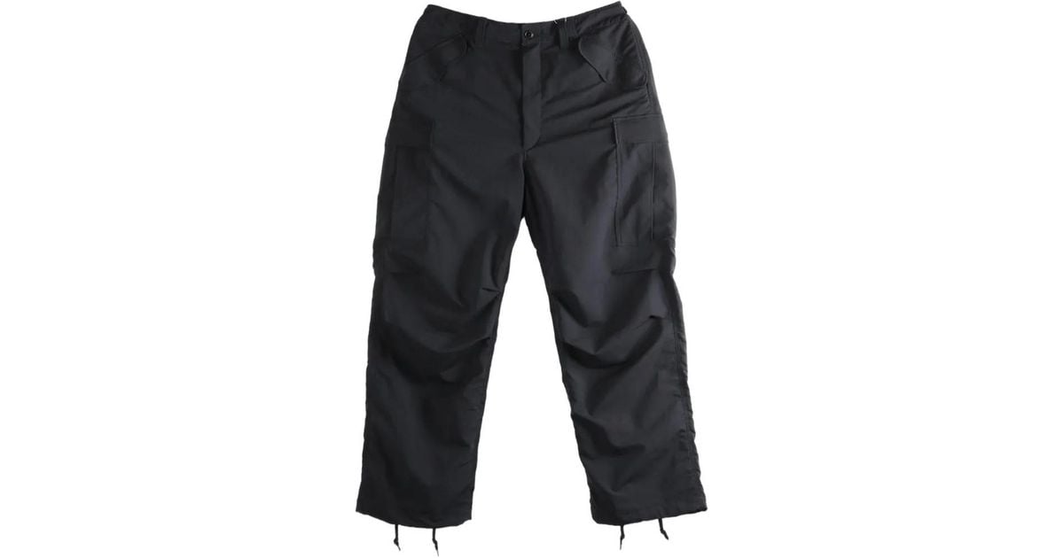 Drawstring Handcuffs Nanamica Drawstring-Cuff Cargo Pants in Grey | Lyst UK