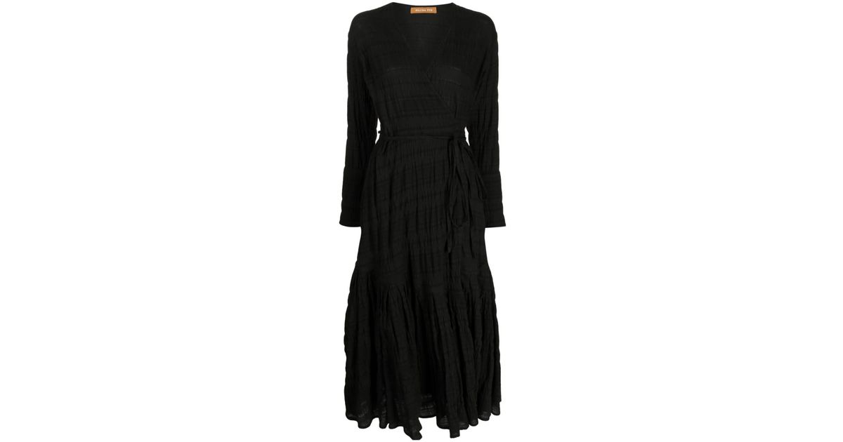 Rejina Pyo Irena Wrap Dress in Black | Lyst