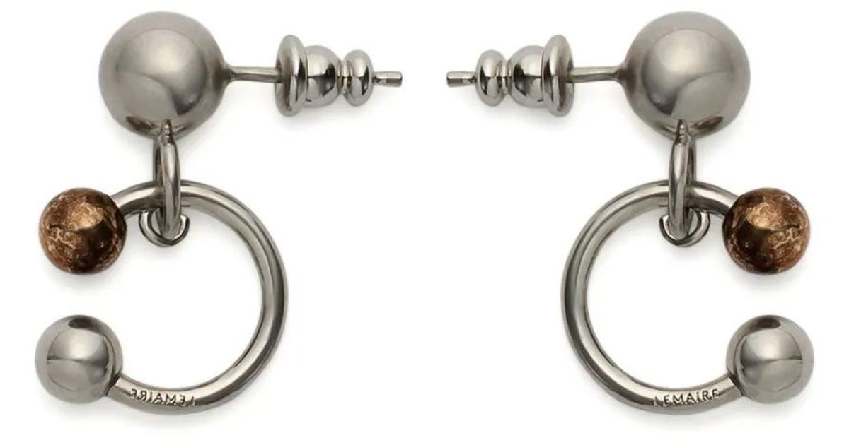 Lemaire Rattle ピアス メタリック | Lyst