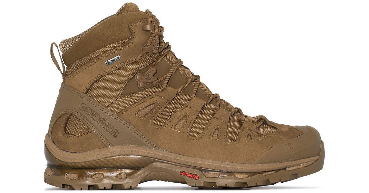 Salomon 4d Gtx Leather Boots in Brown for Men |