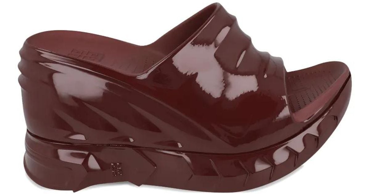 Givenchy Sandales Compensées Marshmallow Rouges in Brown  display picture 2