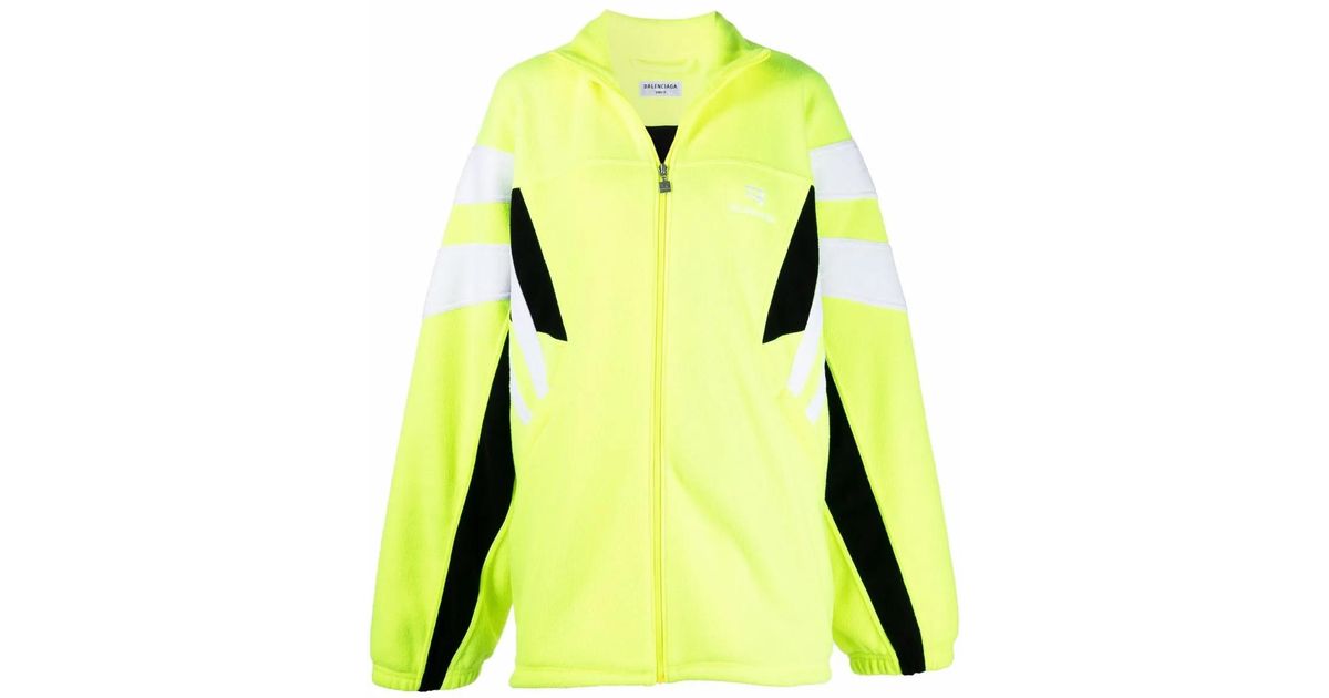 Balenciaga Sporty B ロゴ トラックジャケット イエロー | Lyst