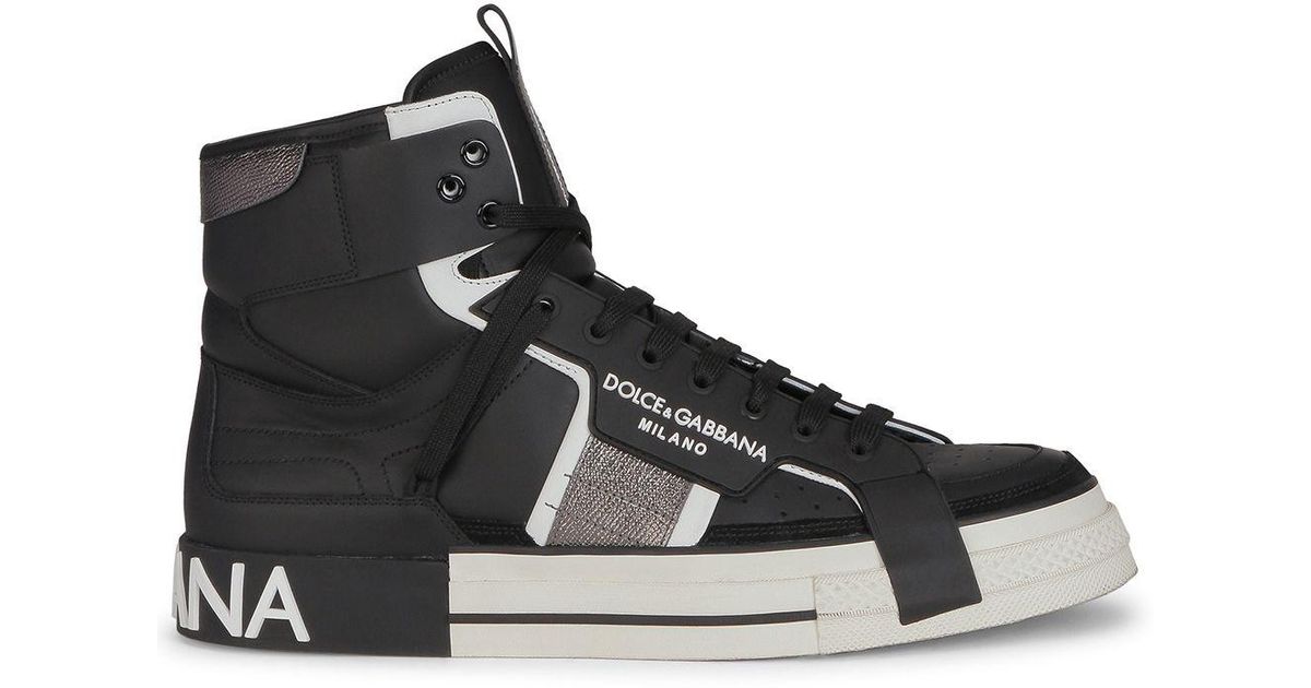 dolce and gabbana high top trainers