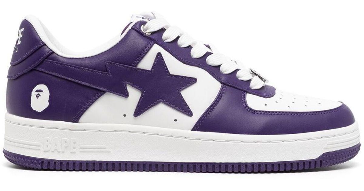 A Bathing Ape Bapesta FS-001 Sneakers in Lila für Herren | Lyst DE