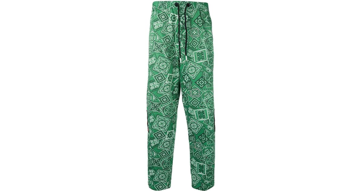 Pantalon à motif cachemire DIESEL pour homme en coloris Vert | Lyst