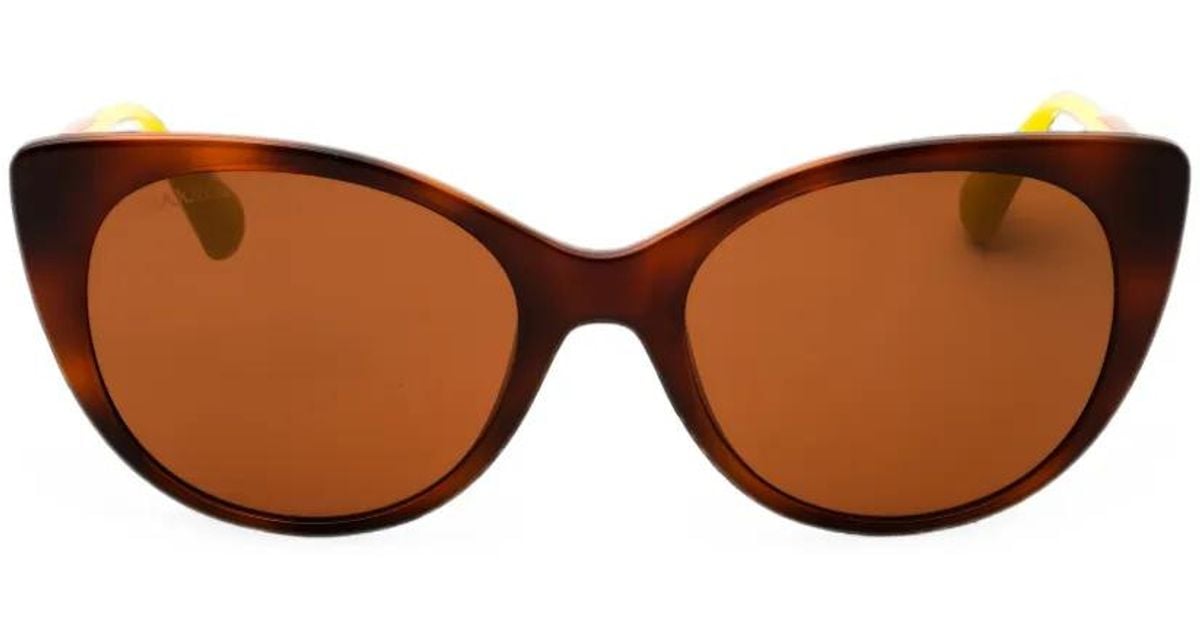 MAX Co Cat Eye Frame Sunglasses In Brown Lyst UK max-co-cat-eye-frame-sunglasses-in-brown-lyst-uk