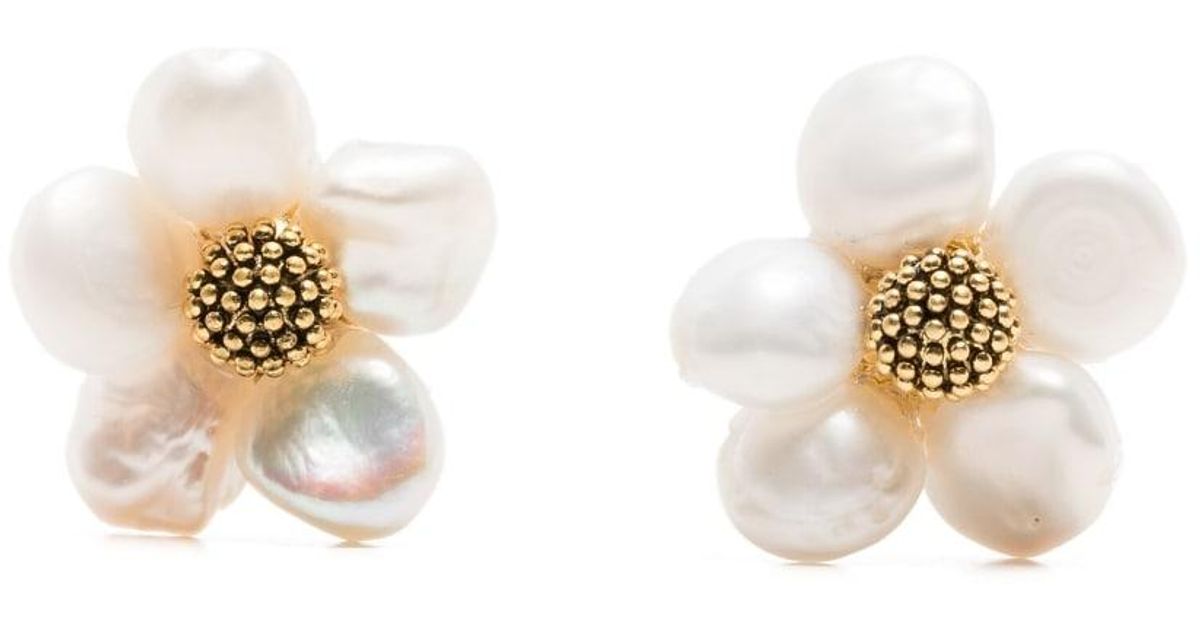 Earrings Vintage 14K Pearl & Ruby Earclips & Brooch Set - 14K Yellow Gold  Earclip, Earrings - EARRI261320 | The RealReal