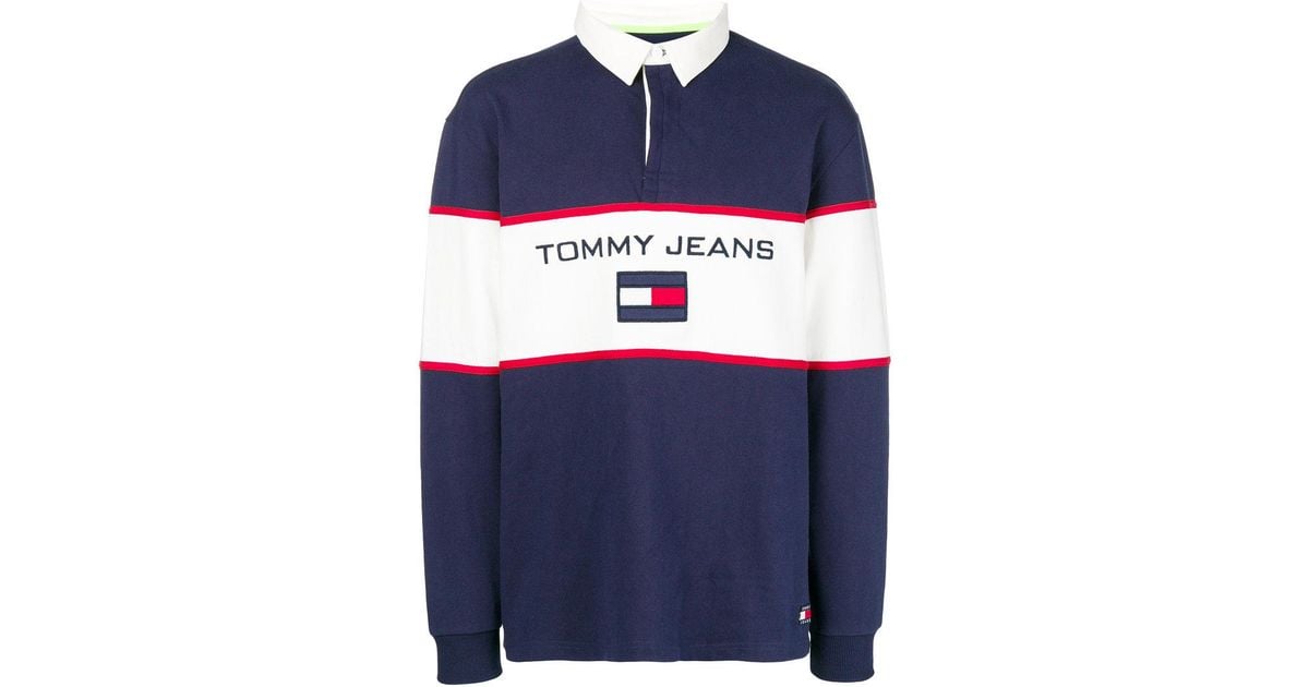 tommy hilfiger 90s rugby polo shirt 