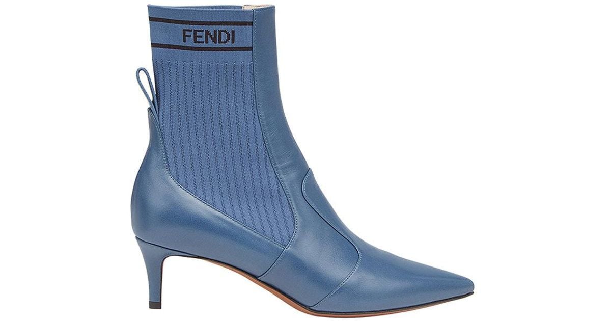 blue fendi boots