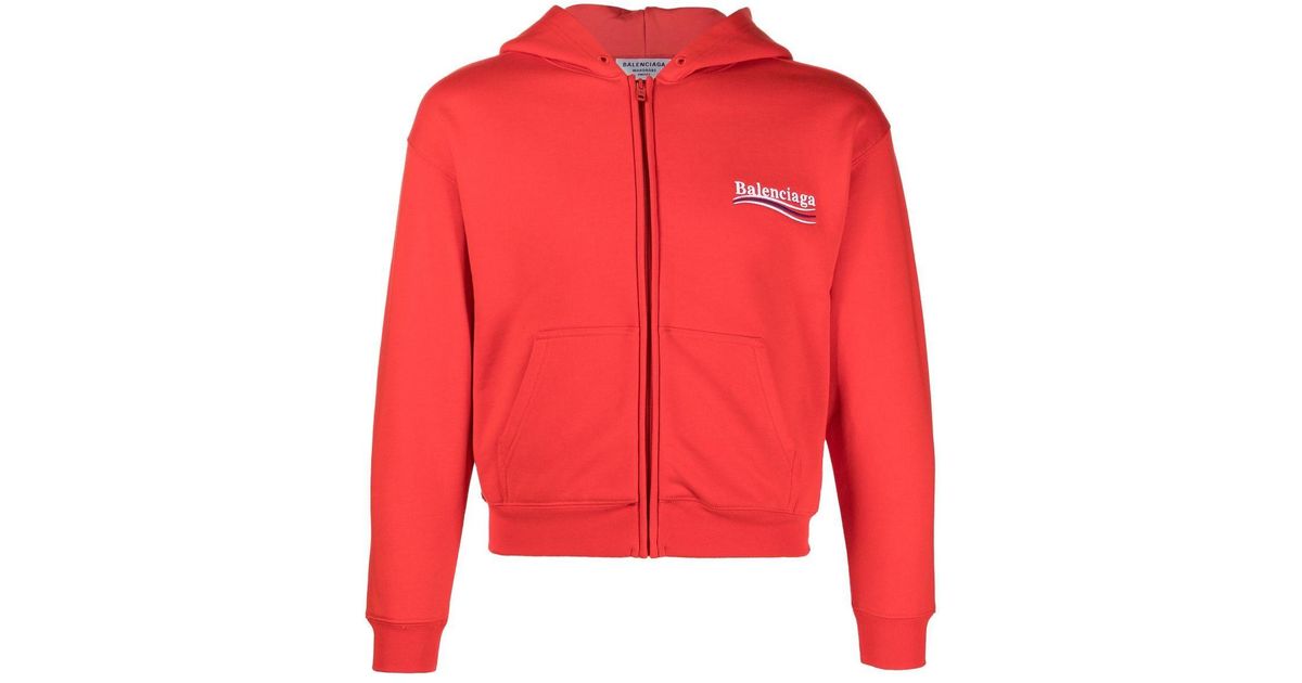 Balenciaga Boxy Hoodie in Orange