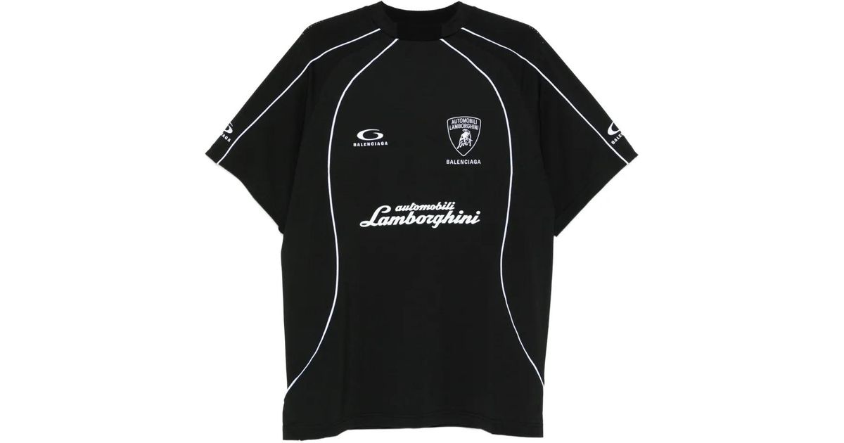メンズ Balenciaga Automobili Lamborghini Tシャツ ブラック | Lyst