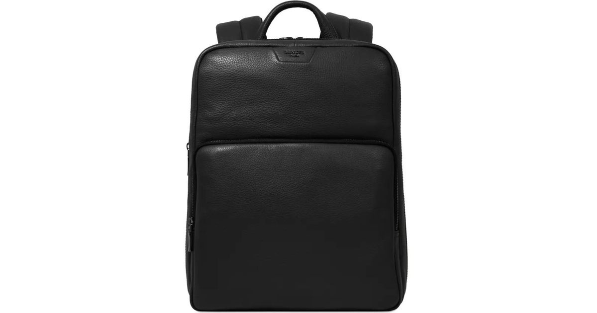 Lancel Come Leather Expandable Backpack in Black Lyst Canada