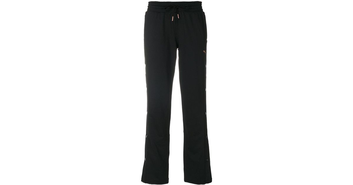 track pants buttons side