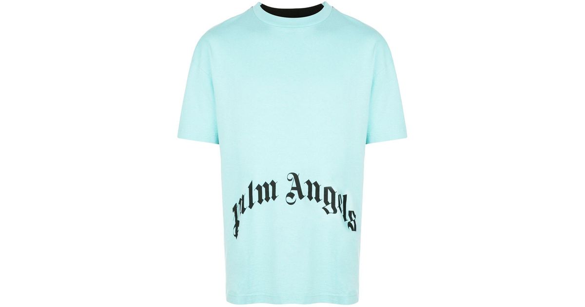 Palm Angels T-Shirt mit Totenkopf-Print in Blau für Herren | Lyst DE