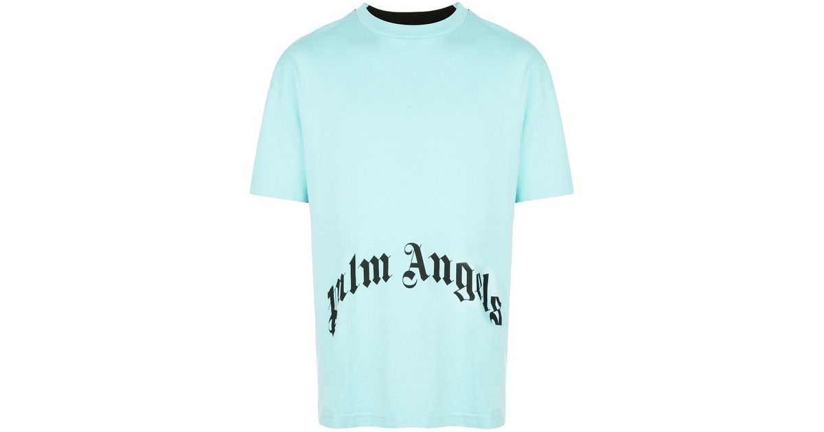 Palm Angels Cotton Skull Print T-shirt 