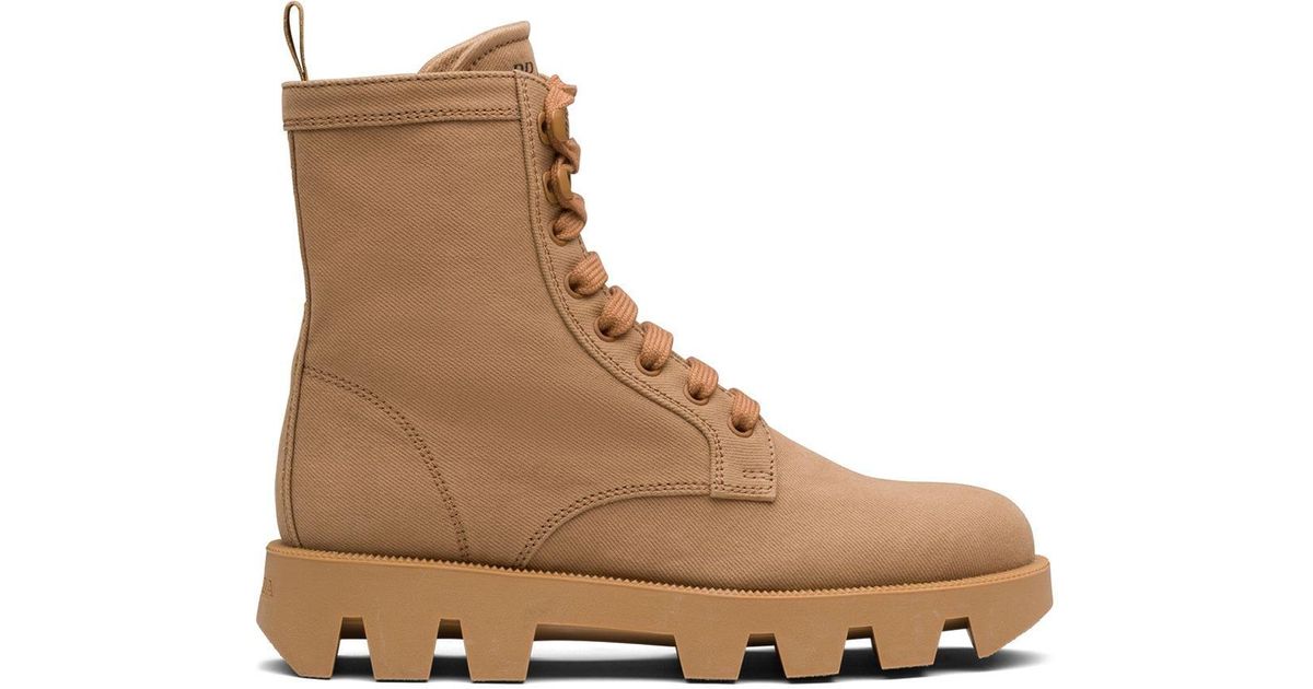 prada denim boots
