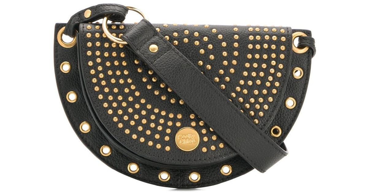See By Chlo Kris Crescent Crossbody Bag in Black Lyst Australia