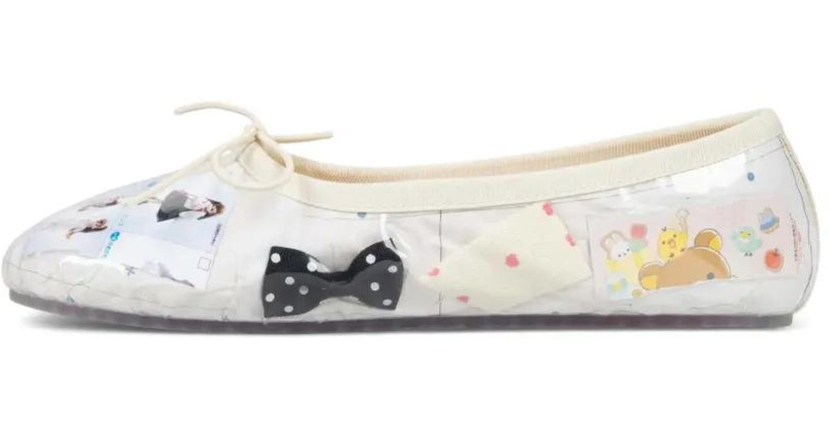 Ashley Williams Ballerines Trash Melody in White | Lyst