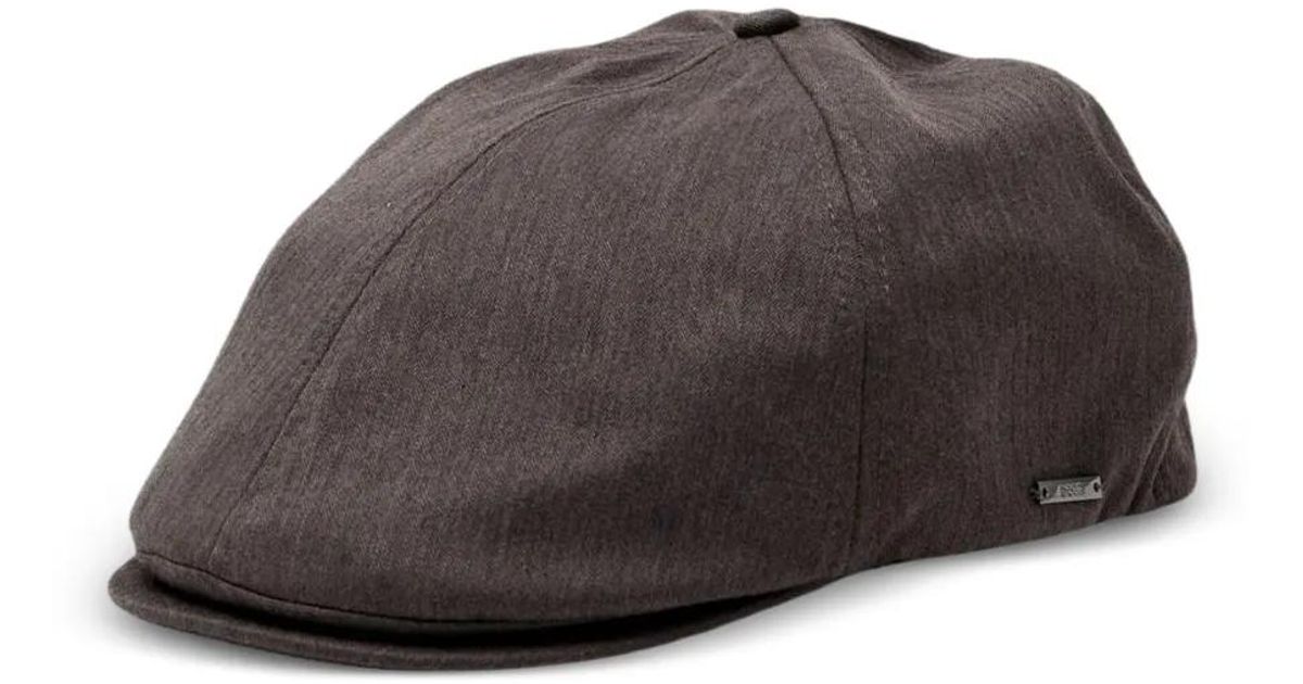 Boss Button BOSS Button Logo Hat in Brown for Men | Lyst