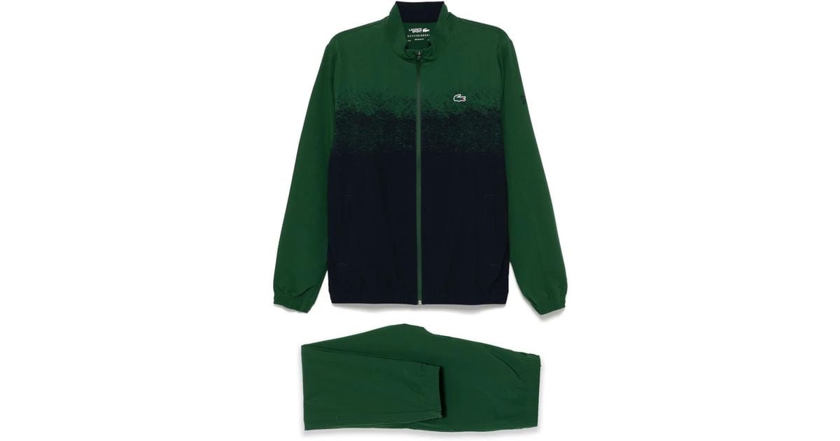 Lacoste X Novak Djokovic Tracksuit in Green for Men | Lyst