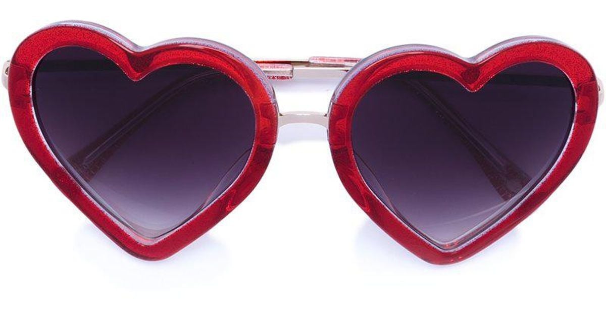 Linda Farrow Heart Sunglasses Shop, 55% OFF | www.colegiogamarra.com