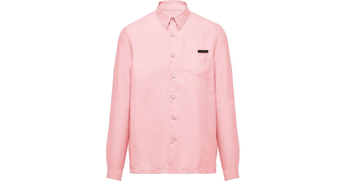 silk prada shirt