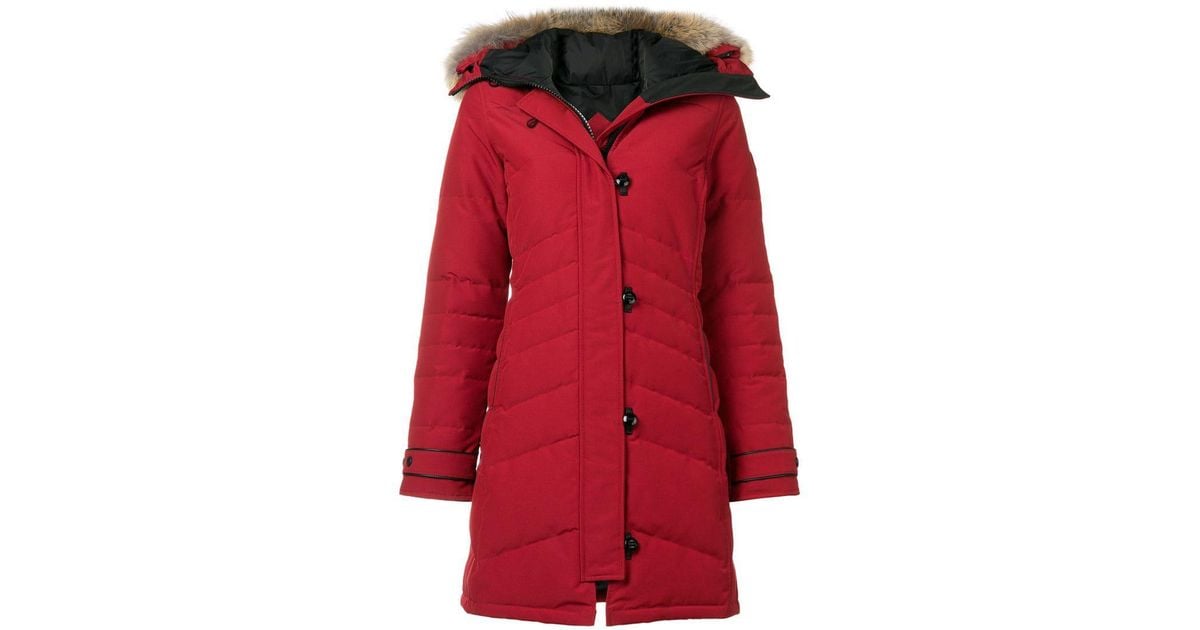 lorette parka red