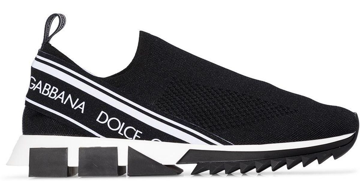 Dolce & Gabbana Sorrento Runner Sneakers in Black for Men - Lyst