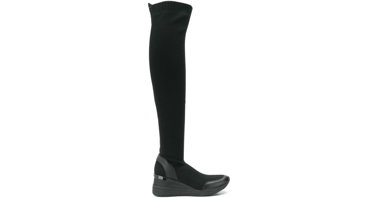 grover knit sneaker boot