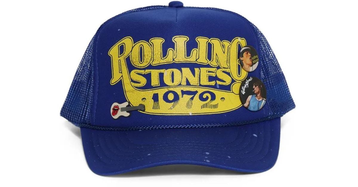 メンズ MadeWorn Rolling Stones メッシュパネル キャップ ブルー | Lyst