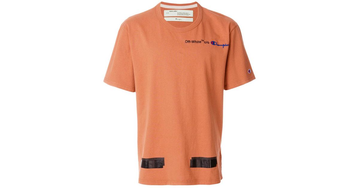 t shirt champion off white