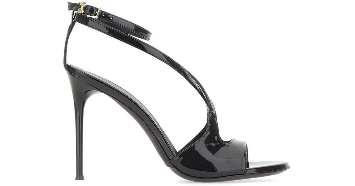 sergio-levantesi-rebel6-crossed-strap-sandals-in-black-lyst