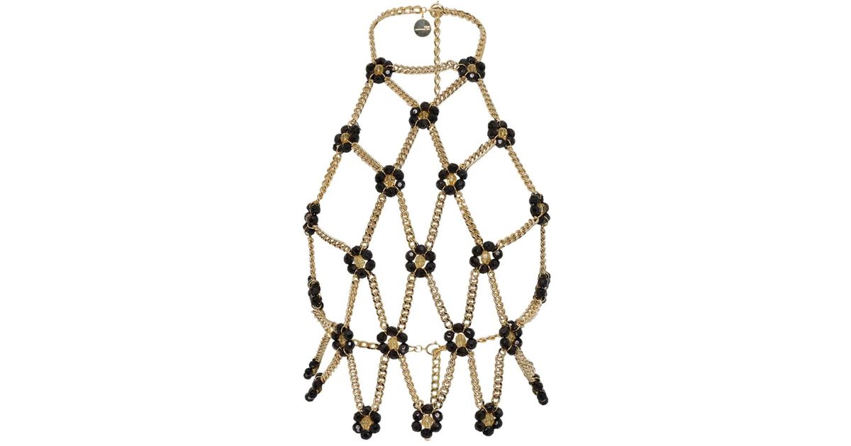 Noir Kei Ninomiya Daisy Chain Harness in White | Lyst