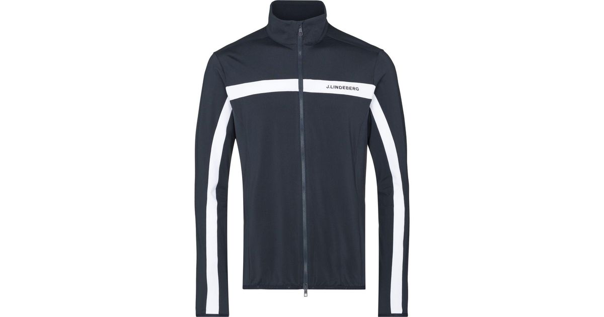 J.Lindeberg Jarvis Mid-layer Zipped Jacket in Blue for Men | Lyst UK