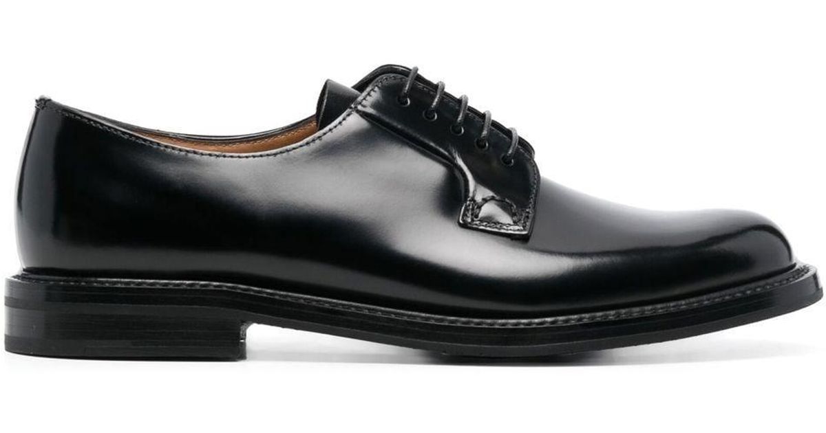 Church's Shannon Leather Oxford Shoes in Black | Lyst UK